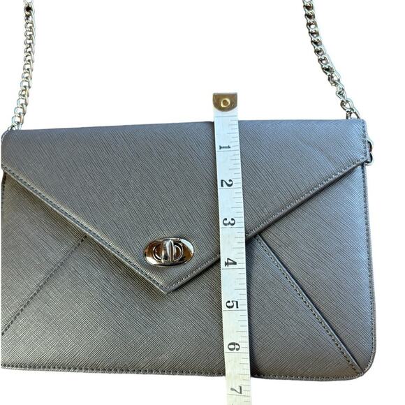 Prive By Sorial Women's Vegan Leather Envelope Clutch - Picture 5 of 12